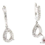 Teardrop Semi Mount Earrings 18530 - Image 2