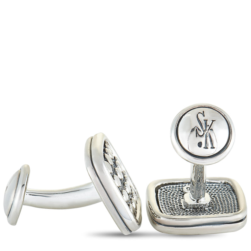 Scott Kay Sterling Silver Square Cufflinks GC1435SPM