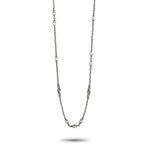 Scott Kay Sterling Silver and Pearl Chain Long Necklace N1717SPBPM54