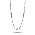 Scott Kay Sterling Silver and Pearl Chain Long Necklace N1717SPBPM54
