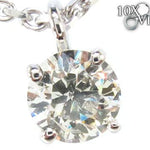 Solitaire Diamond Necklace 18651 - Image 3