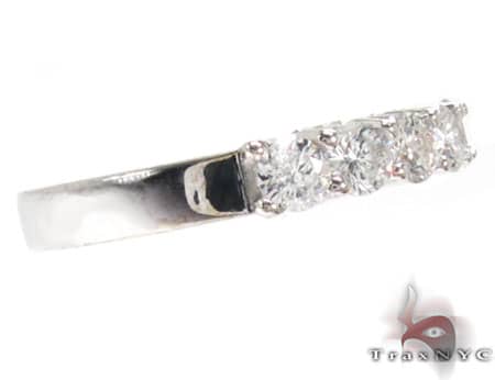 Half Iced Wedding Band 18770 - Image 4