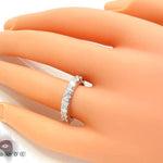 Half Iced Wedding Band 18770 - Image 7