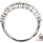 Half Iced Wedding Band 18770 - Image 5