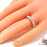 Half Iced Wedding Band 18770 - Image 8