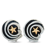 King Baby Silver Eagle Star Cufflinks A10-5011
