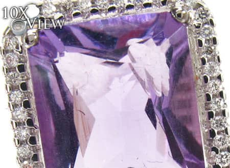 Amethyst and Diamond Necklace 18900 - Image 4