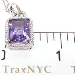 Amethyst and Diamond Necklace 18900 - Image 7