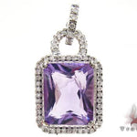 Amethyst and Diamond Necklace 18900 - Image 1