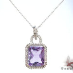 Amethyst and Diamond Necklace 18900 - Image 3