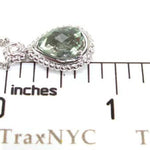 Green Quartz Diamond Necklace 18901 - Image 7