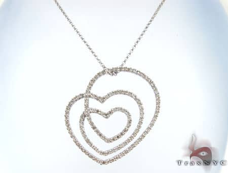 Swirl Heart Necklace 18904 - Image 3