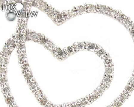 Swirl Heart Necklace 18904 - Image 4