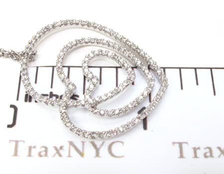 Swirl Heart Necklace 18904 - Image 6