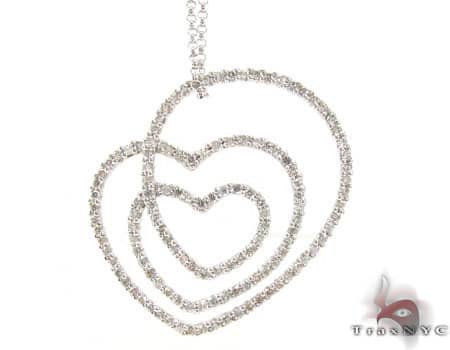 Swirl Heart Necklace 18904 - Image 1