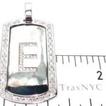 E Initial Dog Tag Pendant 18912 - Image 7