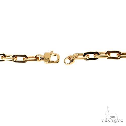 18K Solid Gold Anchor Cable Link Chain 19 Inches 5mm, photo 4 of 7