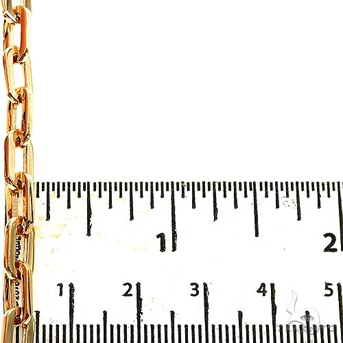18K Gold Anchor Cable Link Chain 19 Inches 5mm   1819 - Image 6