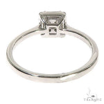 18K Gold Baguette Diamond Engagement Ring 67296 - Image 4