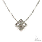 18K Gold Baguette Diamond Necklace 67913 - Image 4