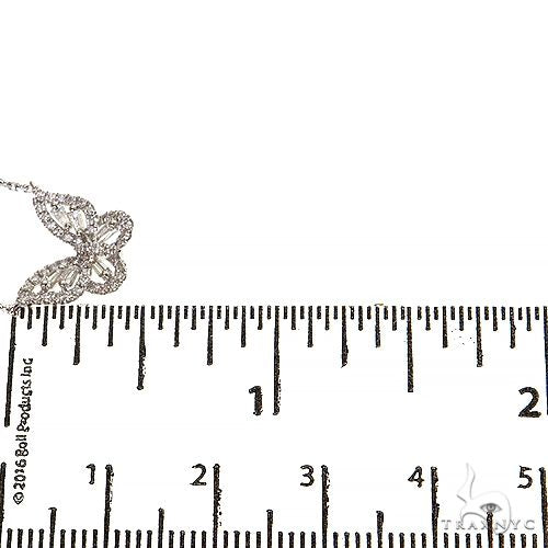 18K Gold Baguette Diamond Necklace 68514 - Image 6