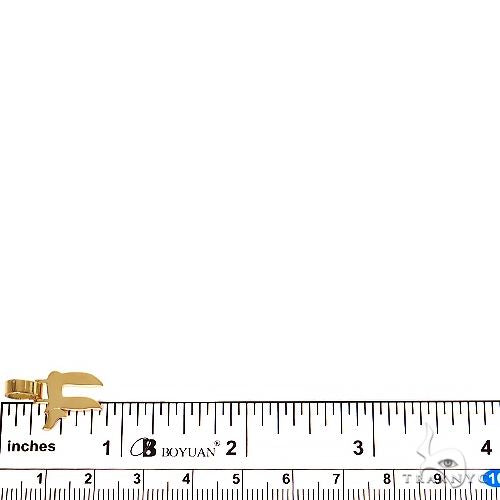 18K Gold Chai Pendant 69581 - Image 6