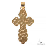 18K Gold Cross Pendant 68337 - Image 4
