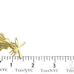 18K Gold Custom Made Chef Hat With Flames Pendant 66325 - Image 6