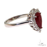 18K Gold Diamond Burma Pigeon Blood Ruby Dubai Ring 67694 - Image 2