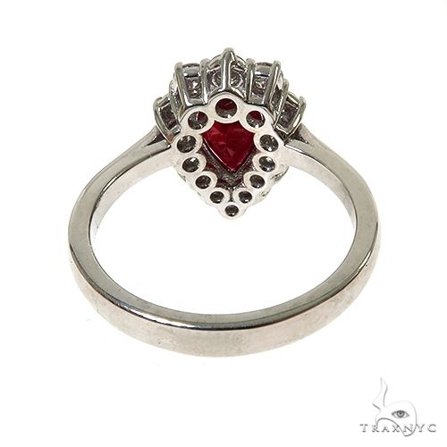 18K Gold Diamond Burma Pigeon Blood Ruby Dubai Ring 67694 - Image 4