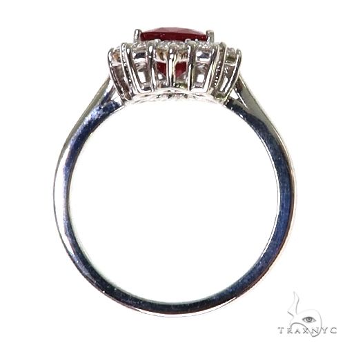 18K Gold Diamond Burma Pigeon Blood Ruby Dubai Ring 67694 - Image 5