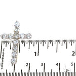 18K Gold Diamond Cross 67501 - Image 5