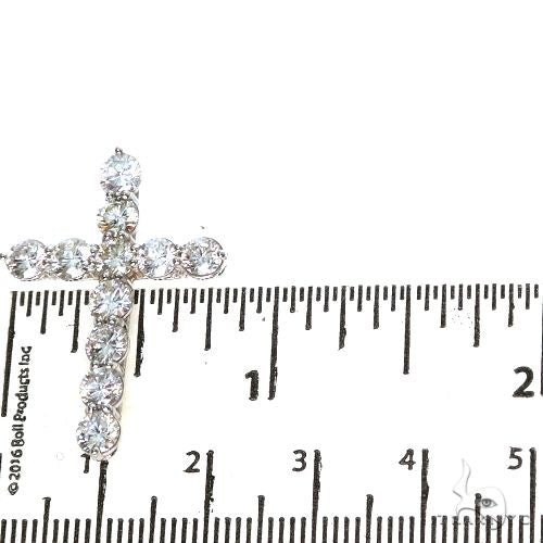 18K Gold Diamond Cross, photo 5 of 6