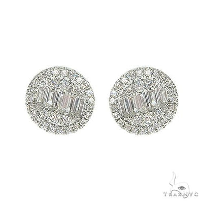 18K Gold Diamond Earrings 66733 - Image 1