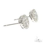 18K Gold Diamond Earrings 66804 - Image 3
