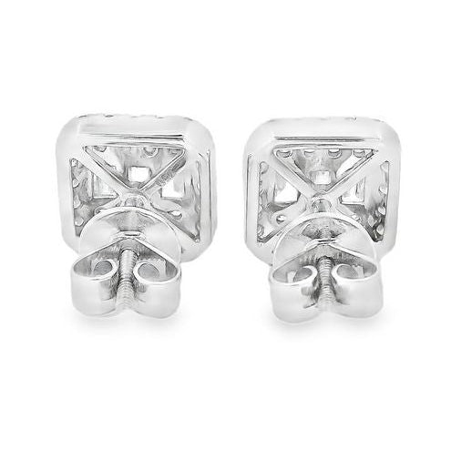18K Gold Diamond Earrings, photo 5 of 9