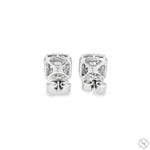 18K Gold Diamond Earrings 67011 - Image 3