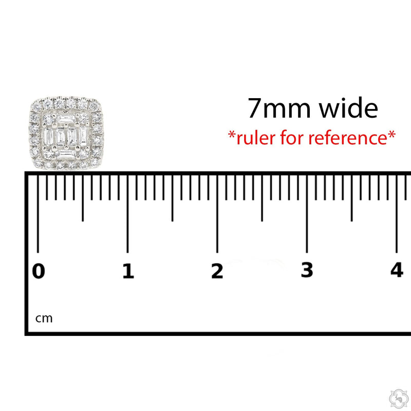 18K Gold Diamond Earrings 67012 - Image 12