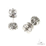 18K Gold Diamond Earrings 67020 - Image 3