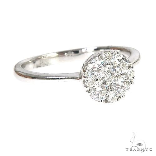 18K Gold Diamond Engagement Ring 67030 - Image 2