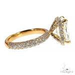 18K Gold Diamond Engagement Ring (Lab) 68195 - Image 3