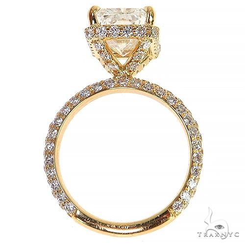 18K Gold Diamond Engagement Ring (Lab) 68195 - Image 4