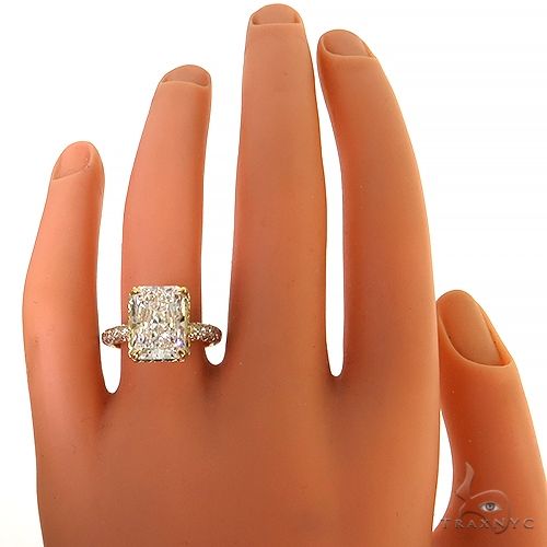 18K Gold Diamond Engagement Ring (Lab) 68195 - Image 5