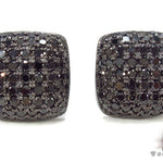 14K Gold Diamond Pillow Earrings 32897 - Image 1