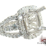 18K Gold Diamond Semi Mount Ring 25640 - Image 1