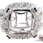 18K Gold Diamond Semi Mount Ring 25640 - Image 2
