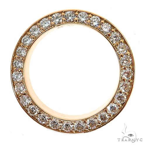 18K Gold Eternity Diamond Mens Wedding Ring 68916 - Image 3