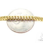 18k Yellow Gold Solid Franco Link Chain 30 Inches 4mm 41176 - Image 3