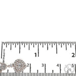 18K Gold Heart Baguette Diamond Necklace 68504 - Image 6