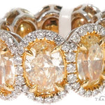 18K Gold Oval Diamond Queens Eternity Ring 64389 - Image 3